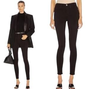 FRAME Denim High Rise Le High Skinny Noir Velvet Jeans, size 26